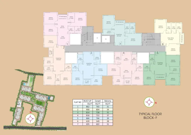 Loharuka Urban Vista floor plan 1