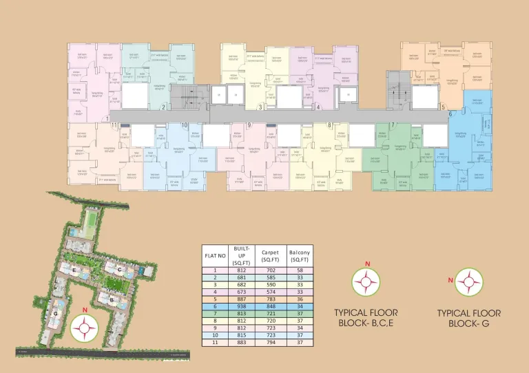 Loharuka Urban Vista floor plan 3