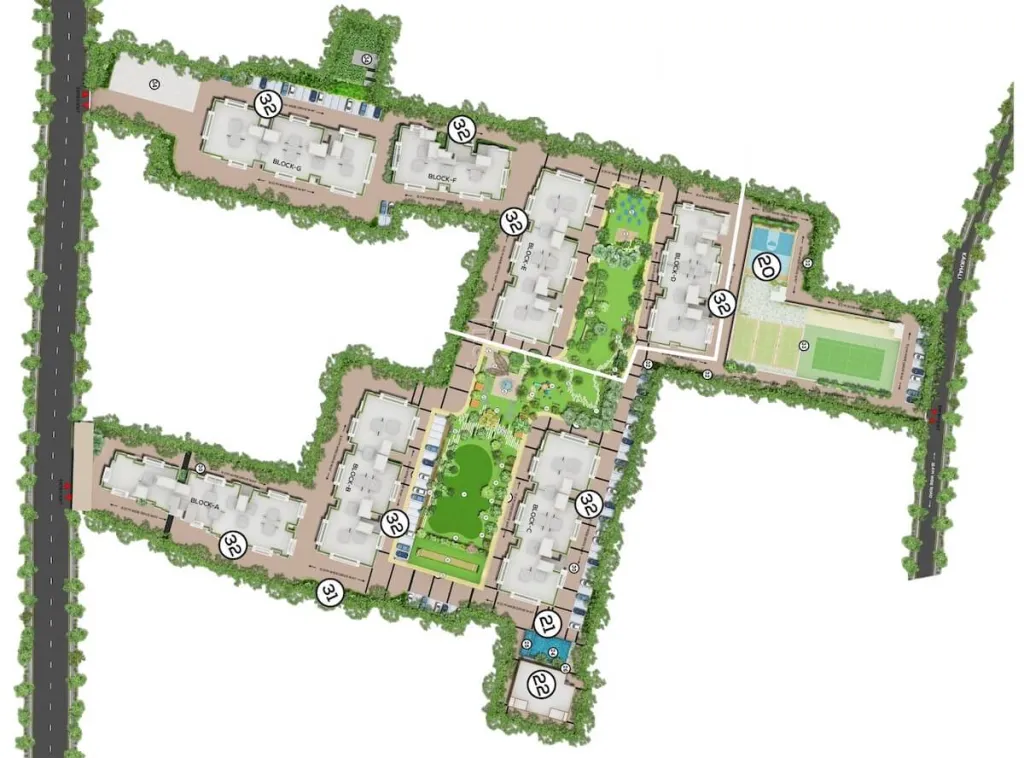 Loharuka Urban Vista master layout plan
